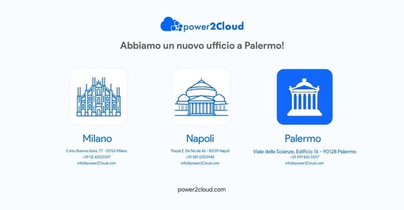 power2Cloud opens a new office in Palermo - power2Cloud