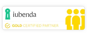 badge iubenda gold certified partner